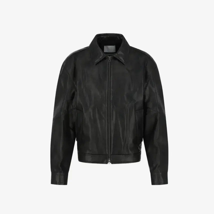 [BUNJANG] Amomento 25FW Leather Blouson Jacket / 아모멘토 가죽 블루종 자켓 25fw