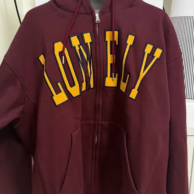 [BUNJANG] NOHANT Burgundy Hoodie Zip-up (Size L) / 노앙 후드집업 L 사이즈