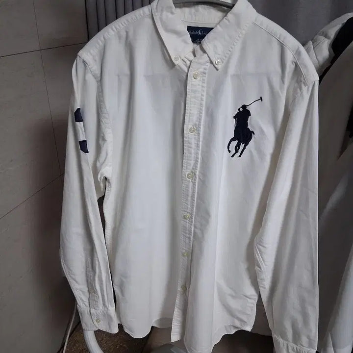 [BUNJANG] Polo Ralph Lauren Big Pony White Shirt / 폴로 랄프로렌 빅포니 화이트 셔츠