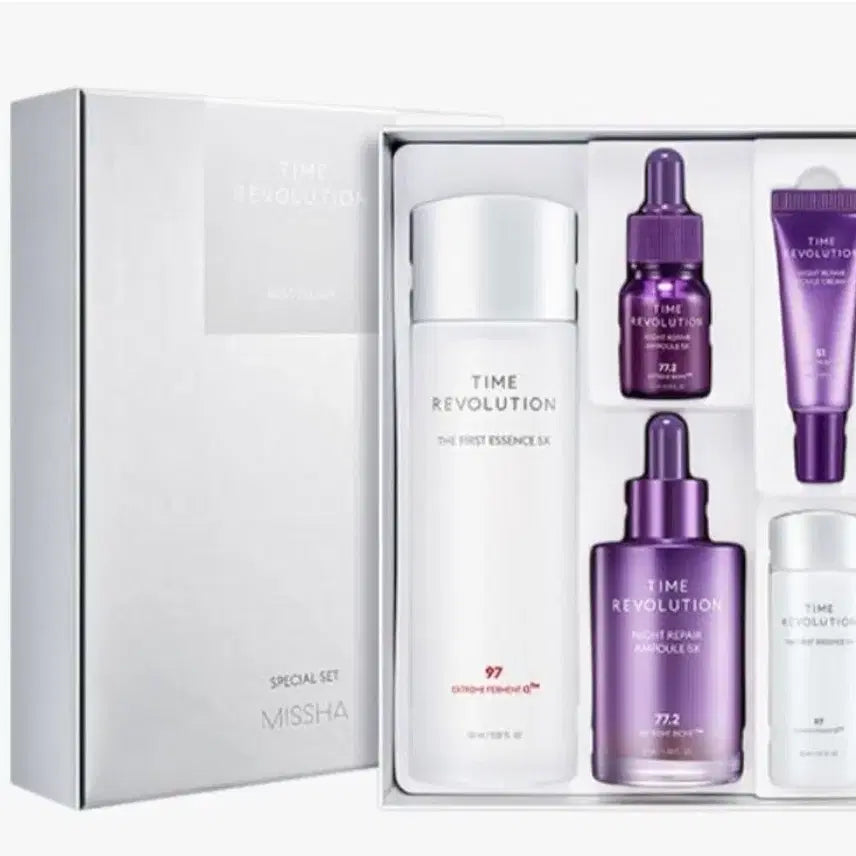 [BUNJANG] Misha Time Revolution Bestseller 2 Types Special Set 5X / 미샤 타임 레볼루션 베스트셀러 2종 기획세트 5X, 1세트