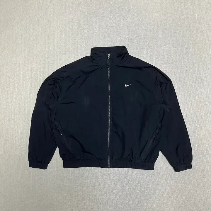[BUNJANG] Nike NRG Solo Swoosh Woven Track Jacket Black L / [나이키] NRG 솔로 스우시 우븐 트랙 자켓 블랙 L