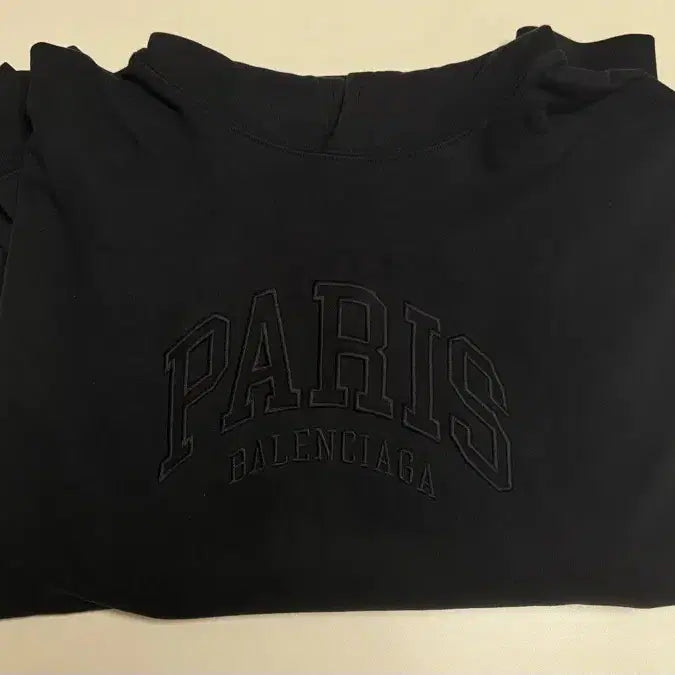 [BUNJANG] Balenciaga PARIS Hoodie Black Size 4 / 발렌시아가 PARIS 후드