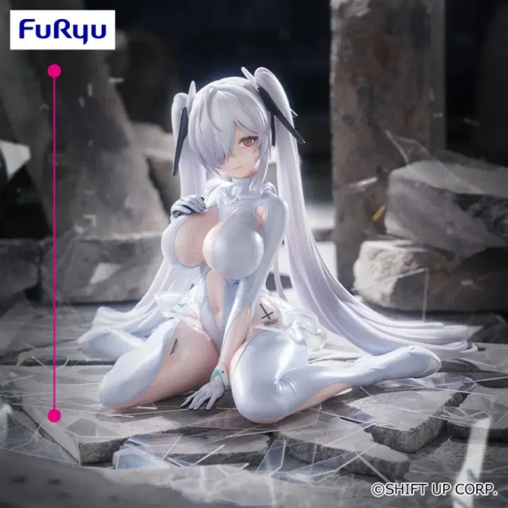 [BUNJANG] Nikke Cinderella Noodles Stopper Figure + Nikke Lottery Keyring (Sealed) / (미개봉) 니케 신데렐라 누들스토퍼 피규어 + 세이렌 포스터 키링 세트
