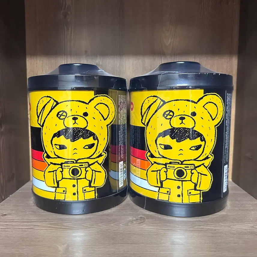 [BUNJANG] Kodak Raincoat Bear Plush Keychain / 히로노 X 코닥 레인코트 곰인형 키링