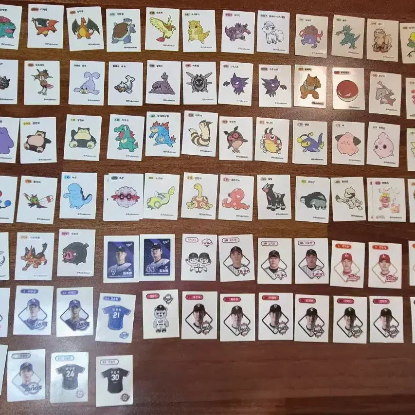 [BUNJANG] Pokemon Sticker Collection / 포켓몬 띠부실
