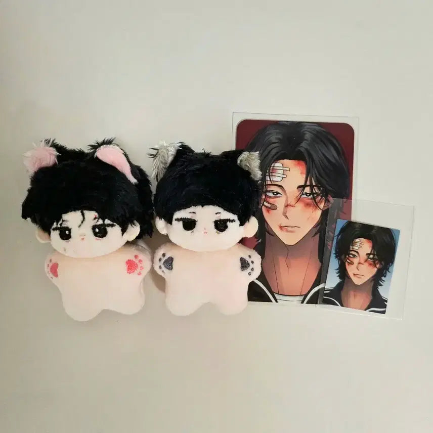 [BUNJANG] Joo Pyong Peace Set Bundle Set (Joo Pyong, Kkyang Incheol 5cm Plush Doll) / 일괄)주의평화 주평 ㅊ님 평화 세트, ㄴㅇㅇ님 냥평화 컁인철 5cm 솜깅