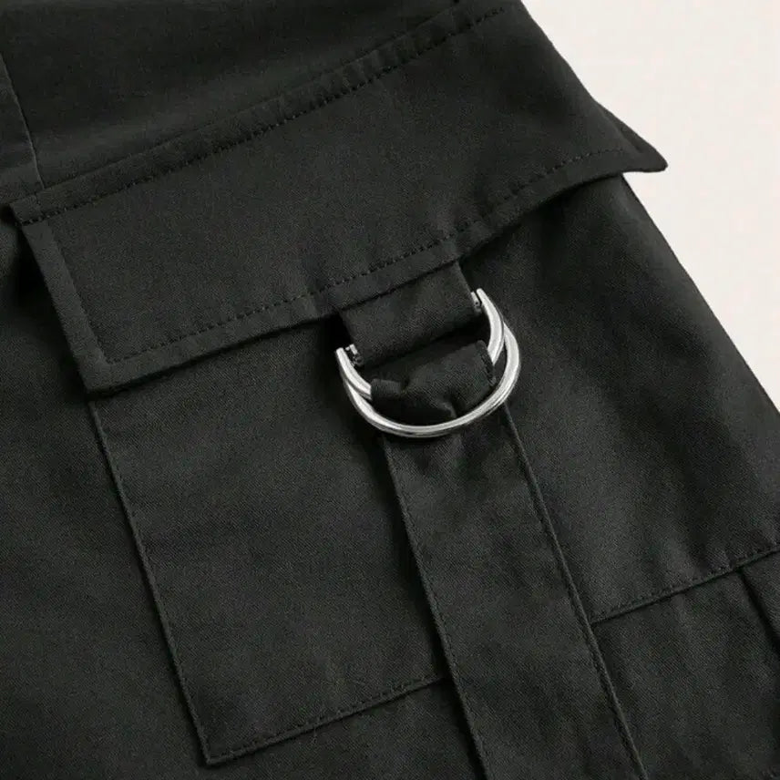 [BUNJANG] Black Cargo Shorts / 블랙 카고 반바지 새상품