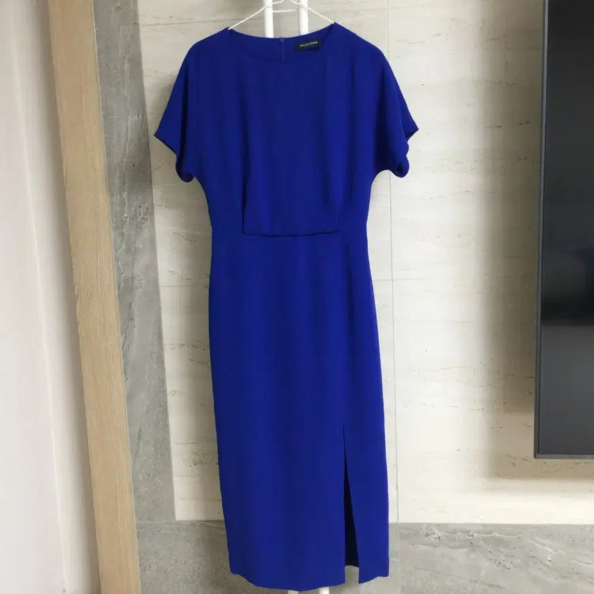 [BUNJANG] MOJO.S.FINE Cobalt Blue Suit Long Dress (Size 55) / 모조에스핀 정장 롱 원피스 55