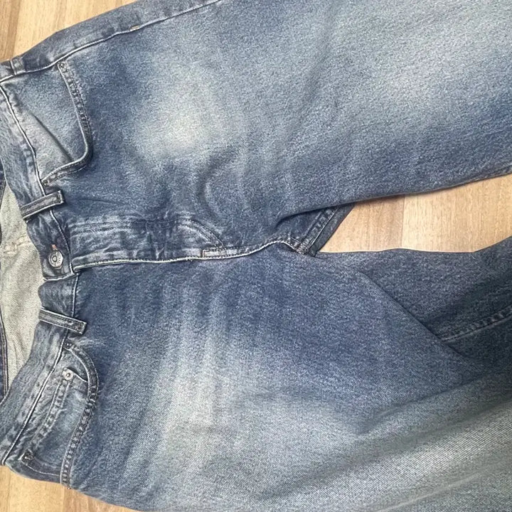 [BUNJANG] Sunflower Loose Denim Pants Mid Blue 33/32 / 선플라워 루즈 데님팬츠 미드 블루 33/32