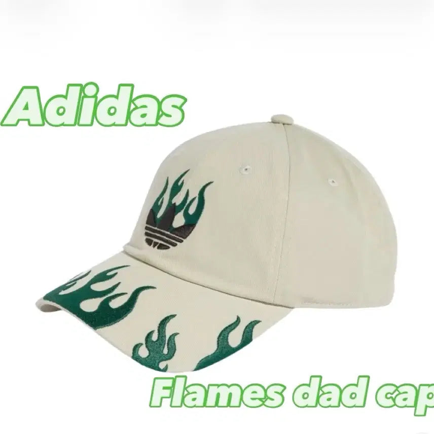 [BUNJANG] Adidas Flame Logo Dad Cap / 아디다스 플레임 로고 볼캡 모자
