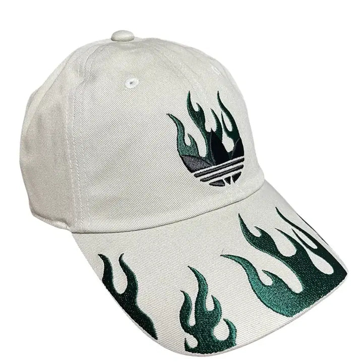 [BUNJANG] Adidas Flame Logo Dad Cap / 아디다스 플레임 로고 볼캡 모자