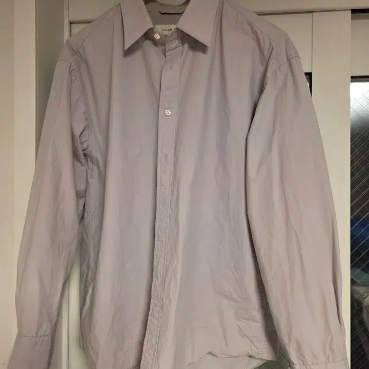 [BUNJANG] Union Blue Laundry Shirt Light Grey M / 유니온블루 런드리셔츠 라이트그레이 m