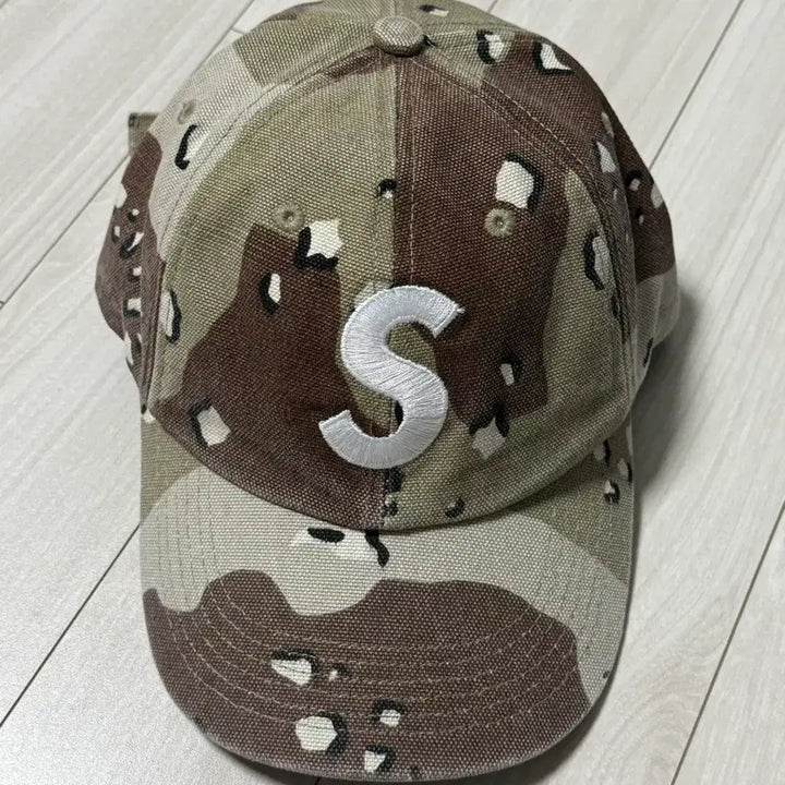 [BUNJANG] Supreme Pigment S Logo 6-Panel Chocolate Chip Camo / 슈프림 피그먼트 S로고 6패널 초콜릿칩 카모