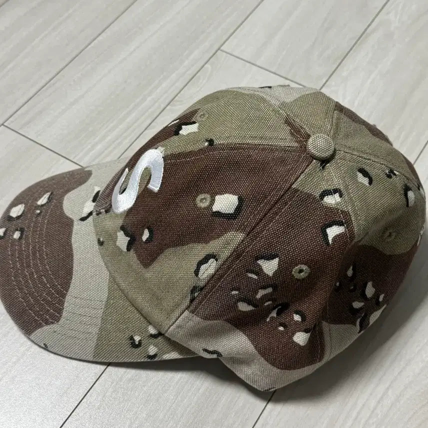 [BUNJANG] Supreme Pigment S Logo 6-Panel Chocolate Chip Camo / 슈프림 피그먼트 S로고 6패널 초콜릿칩 카모