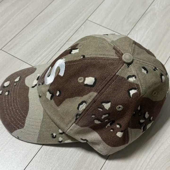 [BUNJANG] Supreme Pigment S Logo 6-Panel Chocolate Chip Camo / 슈프림 피그먼트 S로고 6패널 초콜릿칩 카모