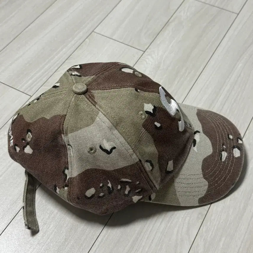 [BUNJANG] Supreme Pigment S Logo 6-Panel Chocolate Chip Camo / 슈프림 피그먼트 S로고 6패널 초콜릿칩 카모