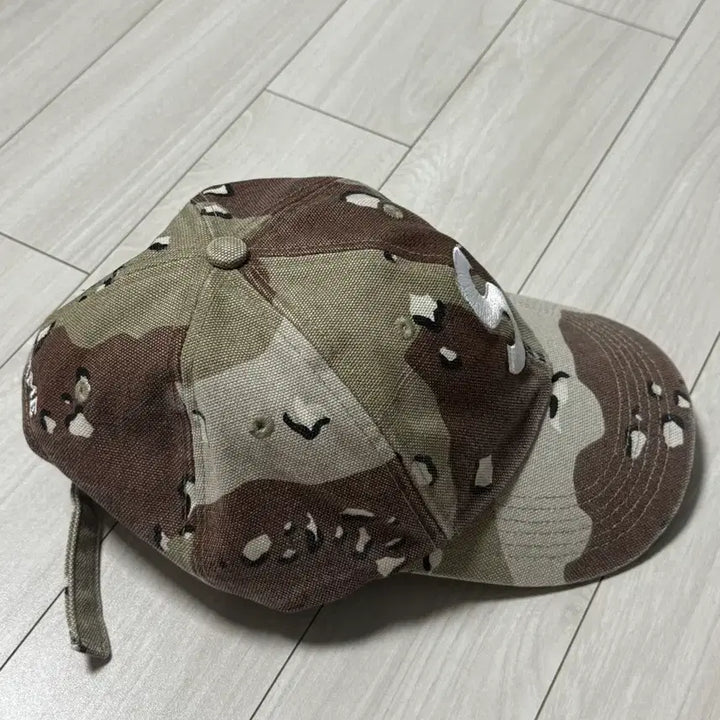 [BUNJANG] Supreme Pigment S Logo 6-Panel Chocolate Chip Camo / 슈프림 피그먼트 S로고 6패널 초콜릿칩 카모