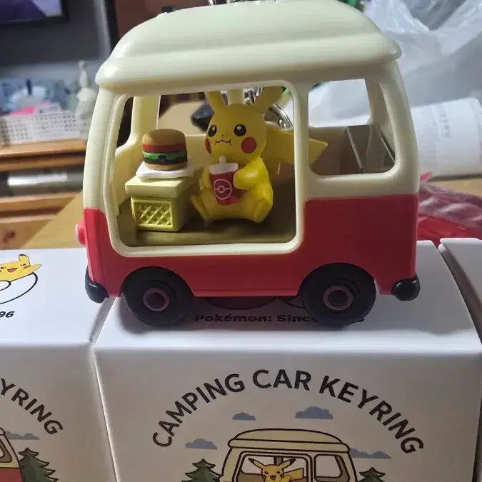 [BUNJANG] Pokemon Camping Car Keyring Pikachu Bundle (4 items) / 포켓몬 캠핑카 키링 피카츄외 미개봉 3개