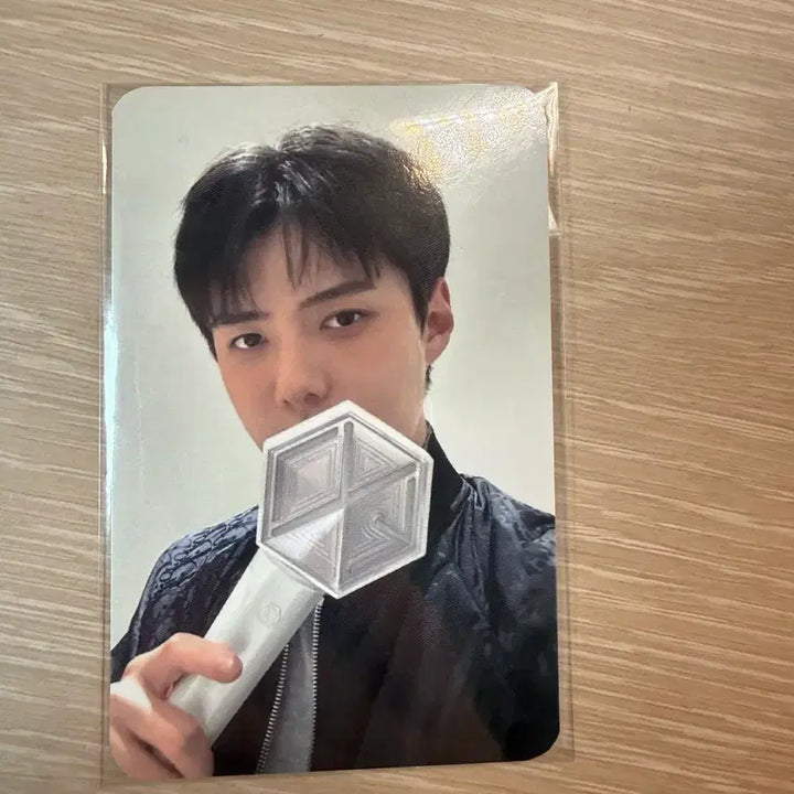 [BUNJANG] EXO Dori Lightstick Sehun Photocard / 엑소 응원봉 또리디봉 세훈 포카 미개봉