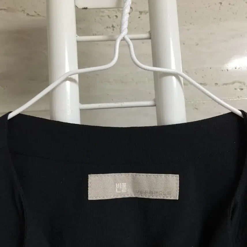 [BUNJANG] Beanpole Seersucker Belted Dress / 빈폴 시어서커 벨트 원피스 90