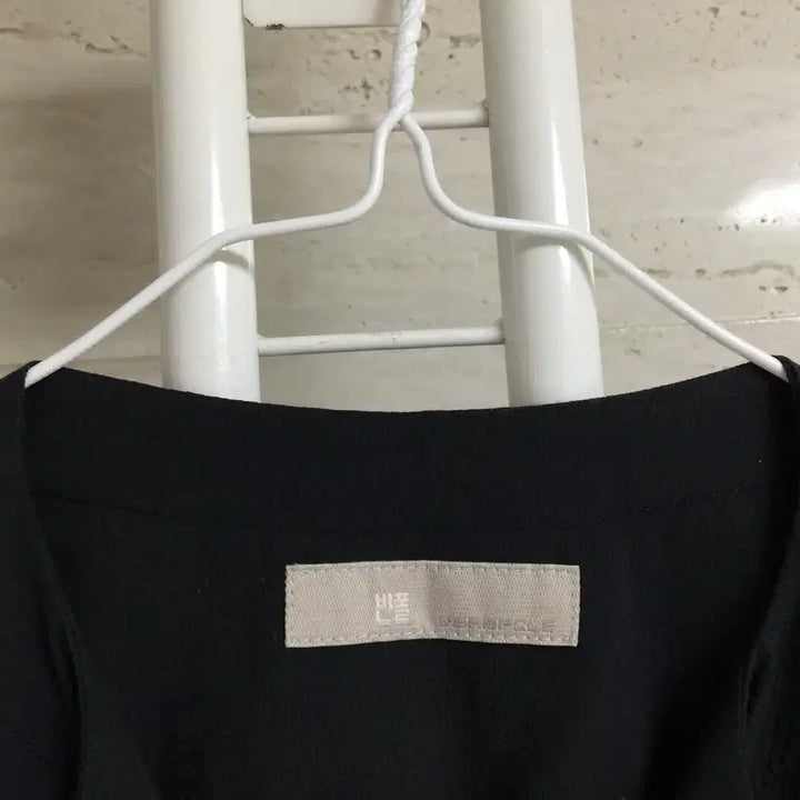 [BUNJANG] Beanpole Seersucker Belted Dress / 빈폴 시어서커 벨트 원피스 90