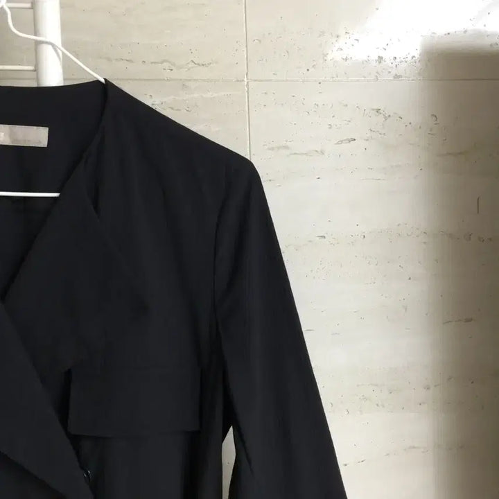 [BUNJANG] Beanpole Seersucker Belted Dress / 빈폴 시어서커 벨트 원피스 90