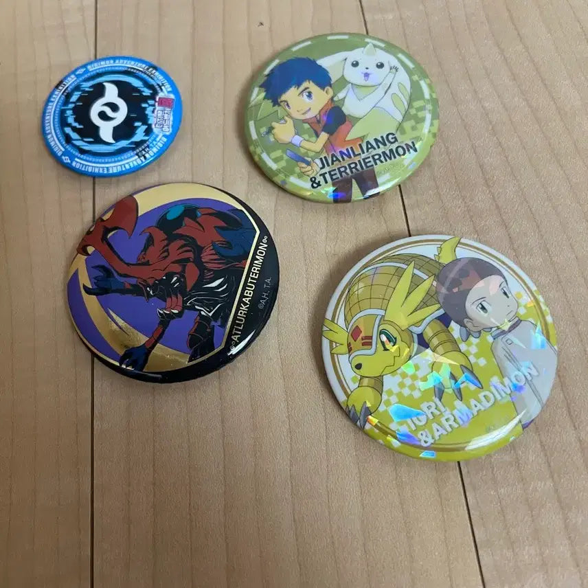 [BUNJANG] Digimon Badge Set / 디지몬 뱃지 세트