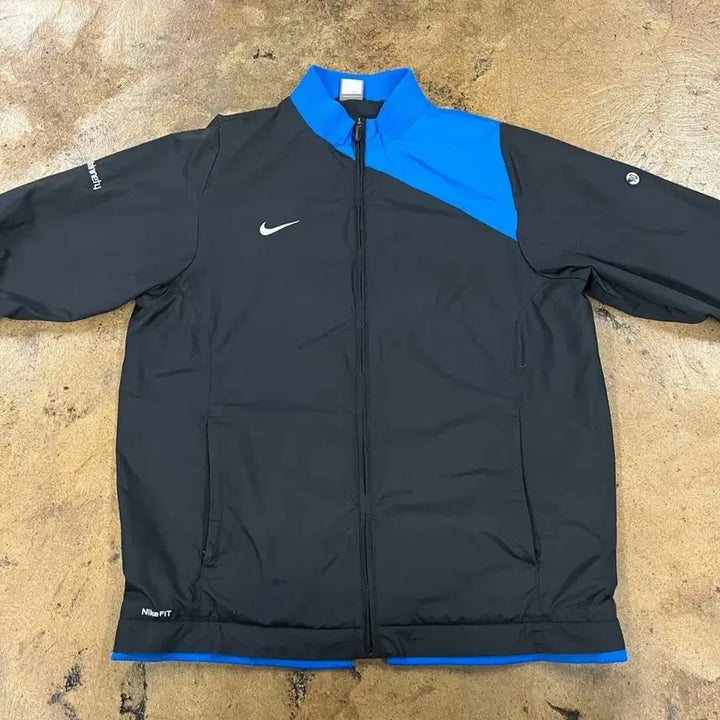 [BUNJANG] Nike Black Blue Windbreaker Jacket / [정품/L] 나이키 블랙 블루 바람막이 자켓