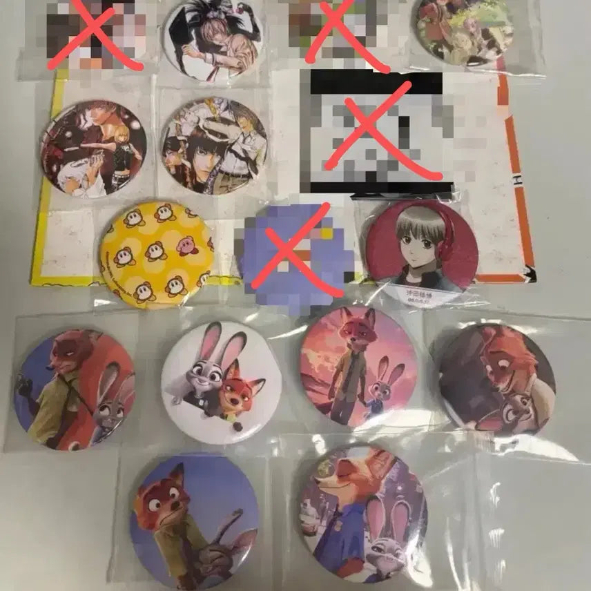 [BUNJANG] Gintama: Yoshiwara Arc Animate Bonus Card + Can Badge Set / 은혼 요시와라 염상편 에니메이트 특전 지류 카드/ 캔뱃지 덤