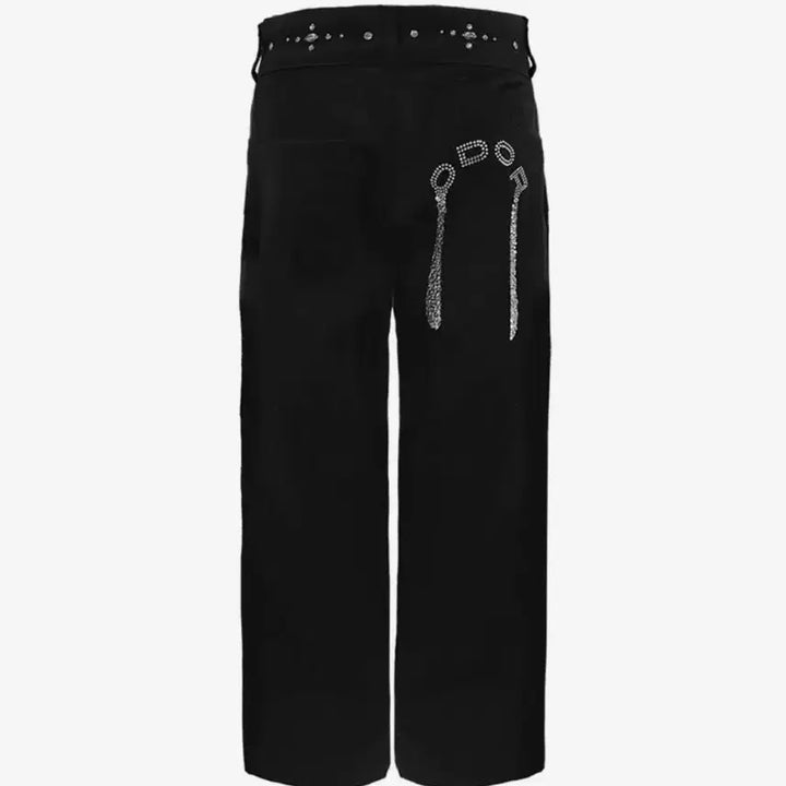 [BUNJANG] ODD ORAL Chris Studded Pants / 오도어 크리스 스터드 팬츠