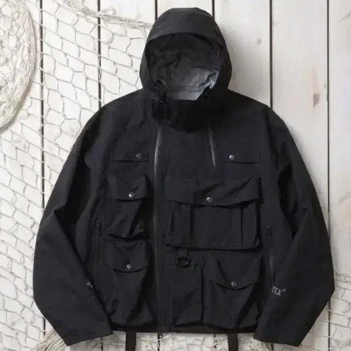 [BUNJANG] Spectator x Henry Cotton Fisherman Anorak Jacket (Black) / 스펙테이터 헨리코튼 피셔맨 아노락(블랙) 자켓 팝니다!
