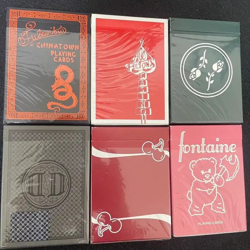 [BUNJANG] Dan &amp; Dave, Fontaine, Cherry Casino, Ace Fulton Bundle Set (Unsealed) / A급 개봉덱 일괄 판매