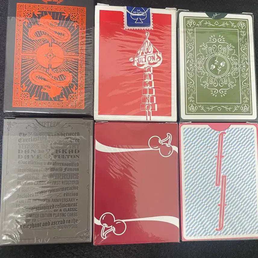 [BUNJANG] Dan &amp; Dave, Fontaine, Cherry Casino, Ace Fulton Bundle Set (Unsealed) / A급 개봉덱 일괄 판매