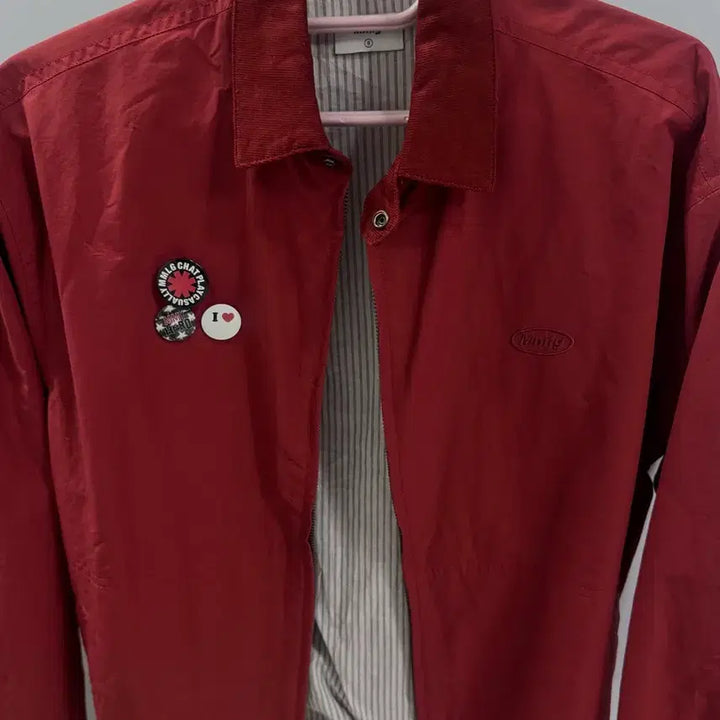 [BUNJANG] MMLG Harrington Jumper Jacket / [MMLG] 피스 해링턴 점퍼 (빨간색)