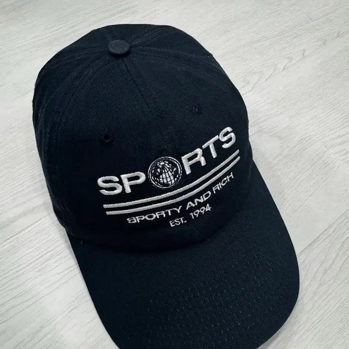 [BUNJANG] Sporty &amp; Rich Navy Cap / 스포티앤리치 모자
