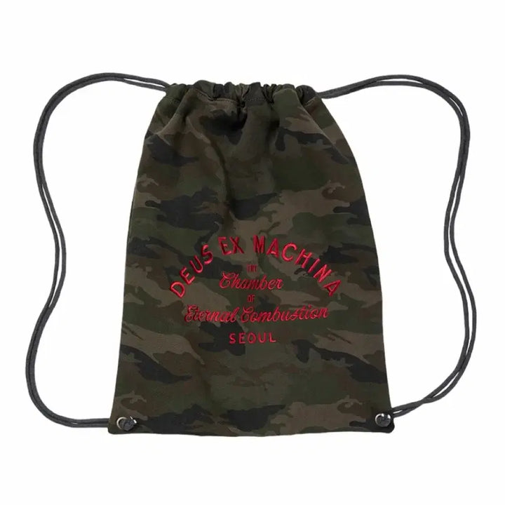 [BUNJANG] Deus Ex Machina Camo String Bag / 데우스 엑스 마키나 스트링 백 카모