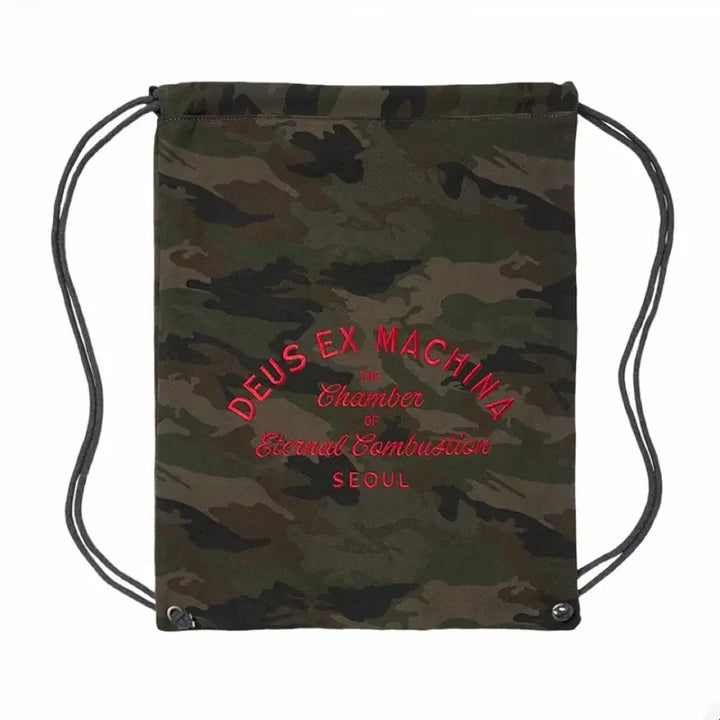 [BUNJANG] Deus Ex Machina Camo String Bag / 데우스 엑스 마키나 스트링 백 카모