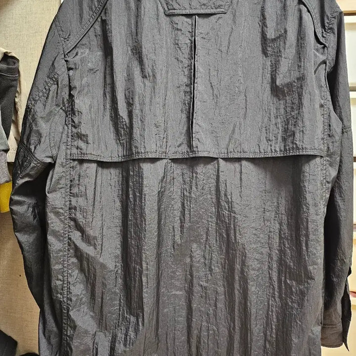 [BUNJANG] JUUN.J Nylon Black Shirt Jacket 44 / JUUN.J 준지 나일론 블랙 셔켓 44(실사107)