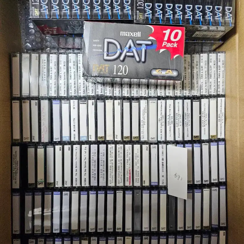 [BUNJANG] Used DAT Tapes - Maxell, Sony, Fuji, TDK / DAT TAPE