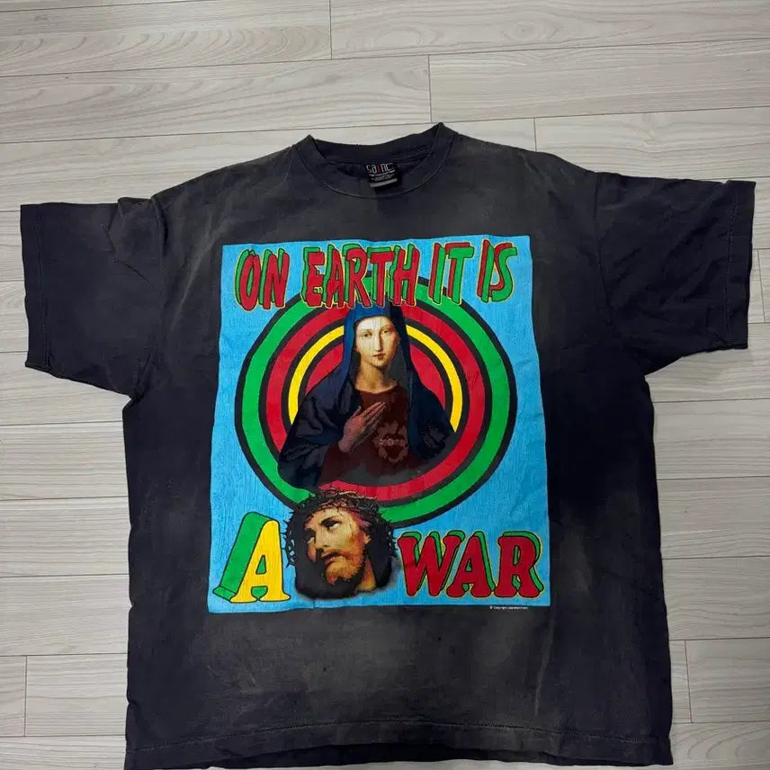 [BUNJANG] Saint Michael On Earth Short Sleeve T-Shirt XXL / xxl)세인트 마이클 온 어스 숏슬리브
