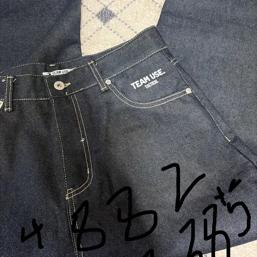 [BUNJANG] TEAM USE Denim Size L / 팀유즈 데님 l사이즈