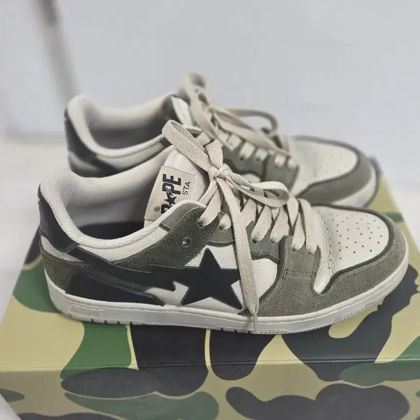 [BUNJANG] BAPE SK8 Sta Camo Sneakers / 베이프 스타 카모 스니커즈 280