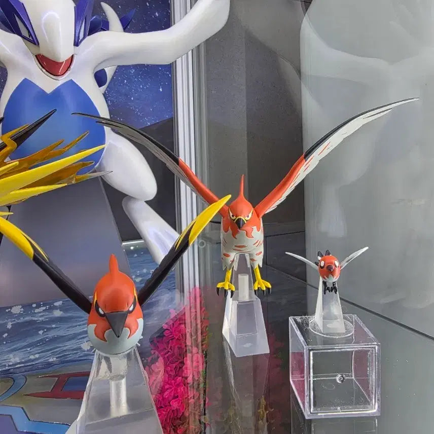 [BUNJANG] Sparrow Family Pokemon Resin Statue / 참새 가족 포켓몬 레진
