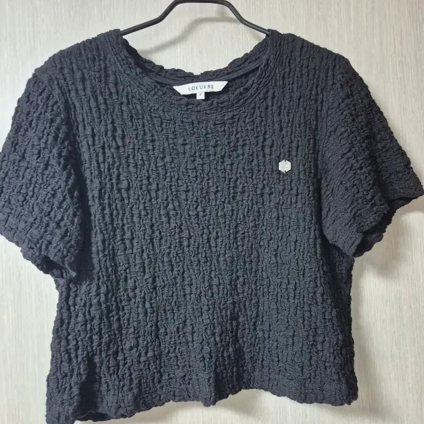 [BUNJANG] LOEUVRE Wrinkle Basic T-shirt / LOEUVRE 루에브르 윙클  베이직   주름 티셔츠