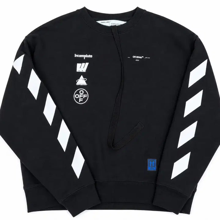 [BUNJANG] Off-White Incompiuto Pictogram Sweatshirt - Medium / Off-white Incompiuto 픽토그램 맨투맨 m