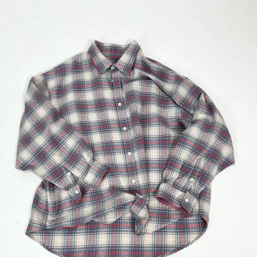 [BUNJANG] Fadeaway Dropneck Check Shirt Size 2 / 페이드어웨이(FADEAWAY) / DROPNECK 체크셔츠 / 2 사이즈