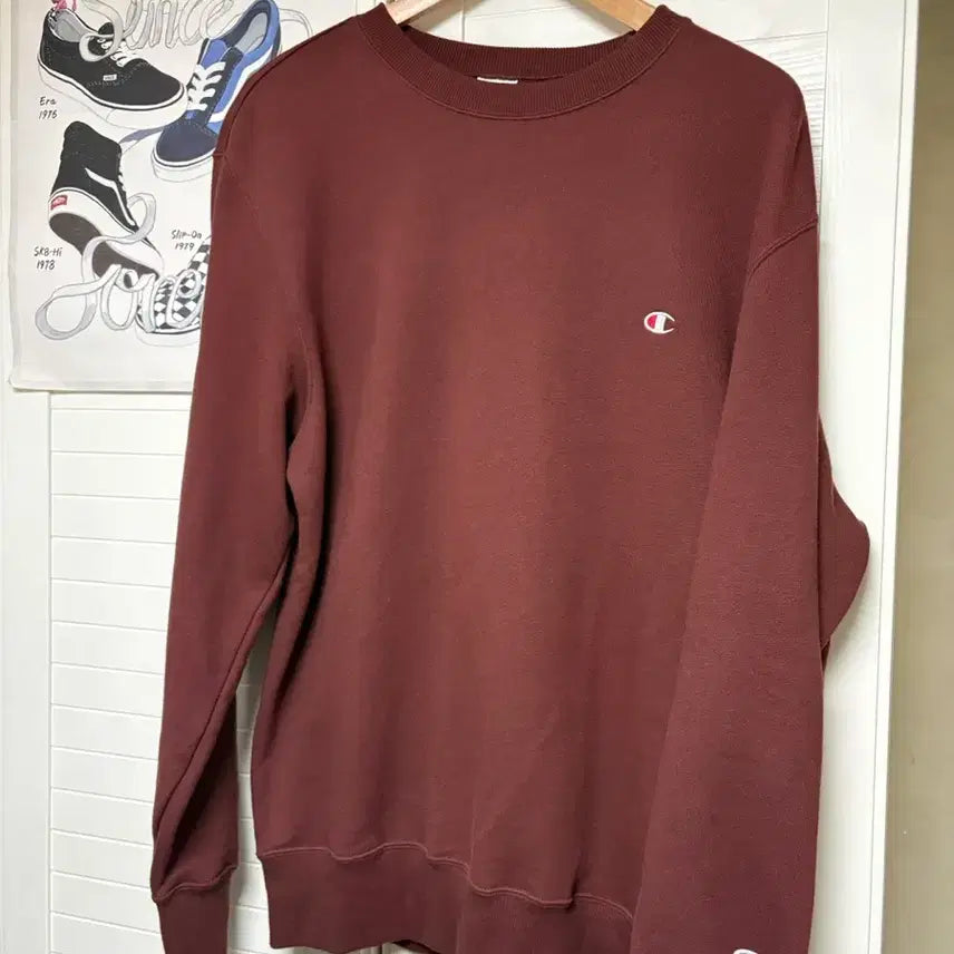 [BUNJANG] Champion French Terry Sweatshirt (XXL) Brown / 챔피온 프렌치테리 스웻(xxl) 브라운
