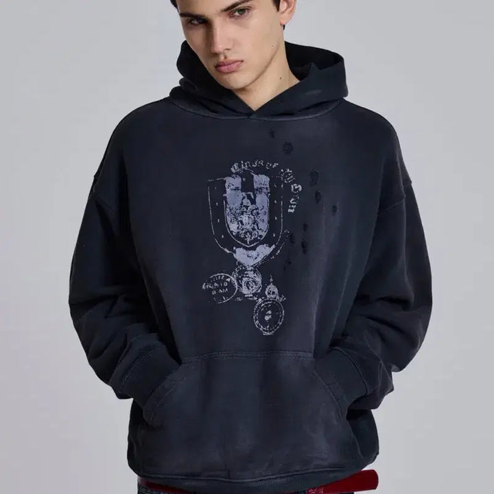 [BUNJANG] Jaded London Black Hoodie / jaded london 블랙 후드