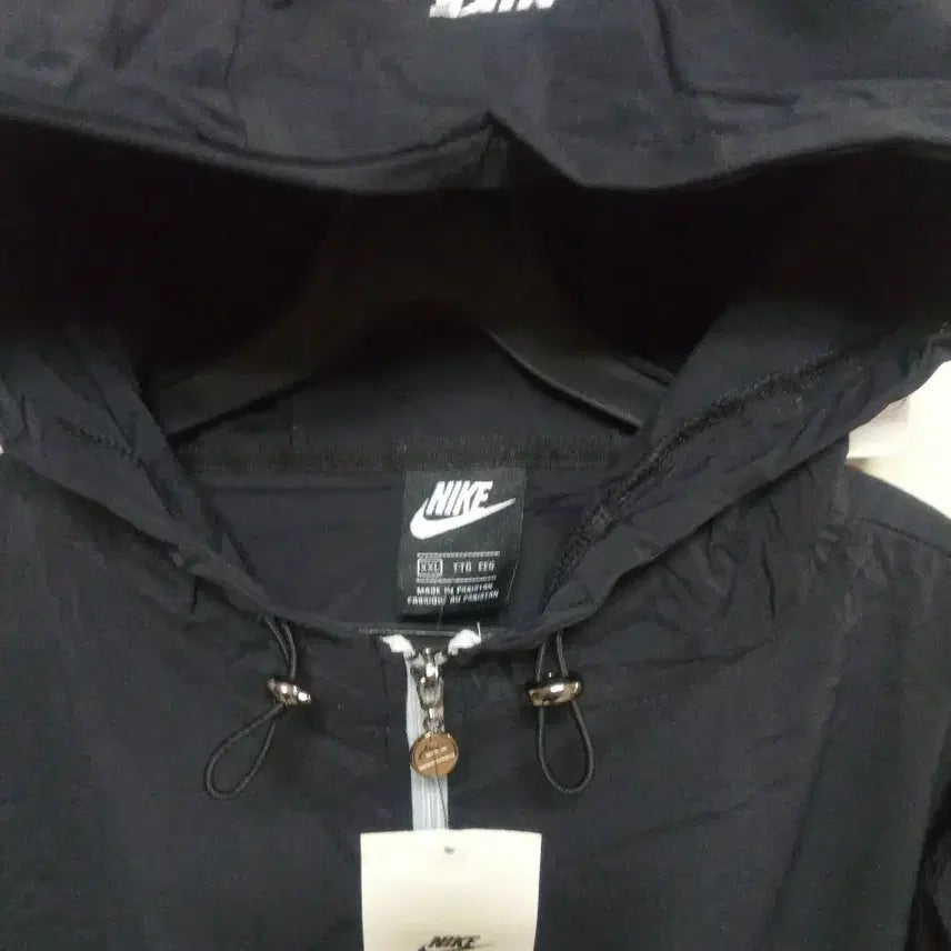 [BUNJANG] Nike Windbreaker Cargo Jogger Hoodie Set XXL Black / 나이키 바람막이 카고 조거 후드세트 XXL 블랙 새상품