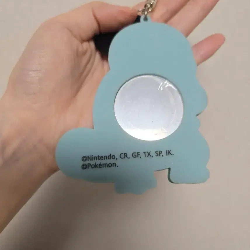 [BUNJANG] Pokemon Squirtle Mirror Keychain / 포켓몬 꼬부기 거울 키링